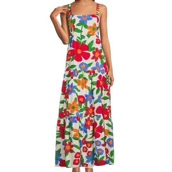 Skies Are Blue Dresses & Skirts - Skies Are Blue Floral Maxi Dress Womens Small Multicolor Rayon Blend Spring